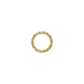 14K Gold Filled 7.8mm Sparkle Jump Rings - 20.5GA (10 Pieces)