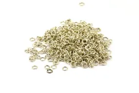 3mm Jump Rings - 250 Antique Silver Plated Brass Jump Ring (3x0.60mm) ( A0395 ) H092