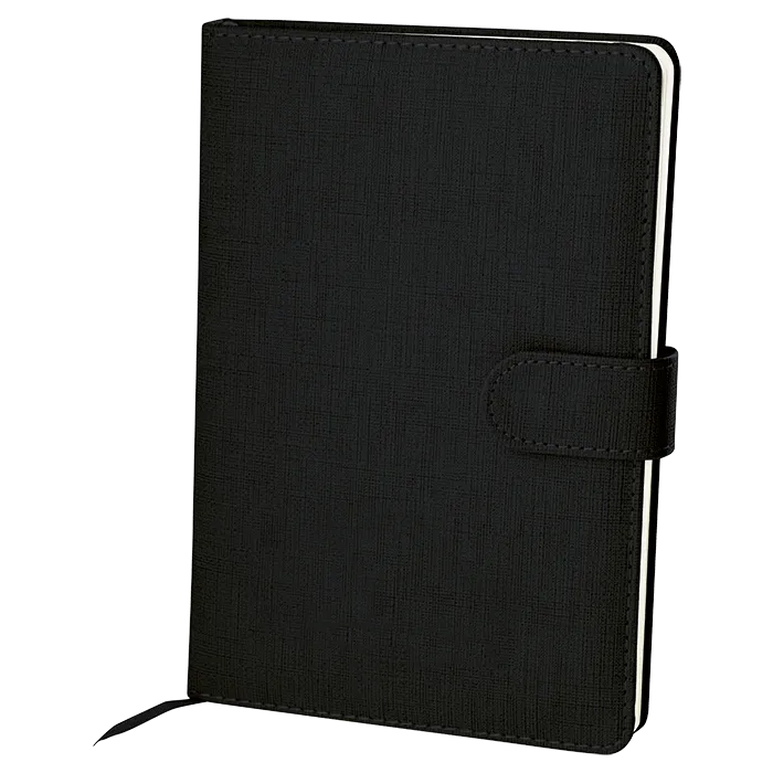 A5 Notebook With Magnetic Clip Cover