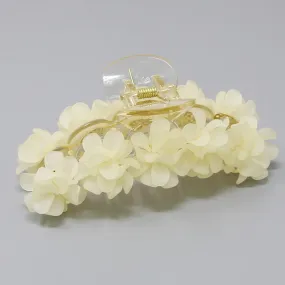 Acrylic Flower Embellished Hair Claw