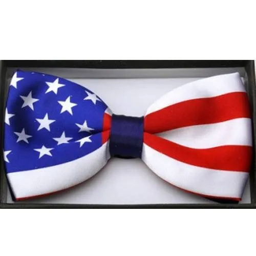 American Flag Bow Tie