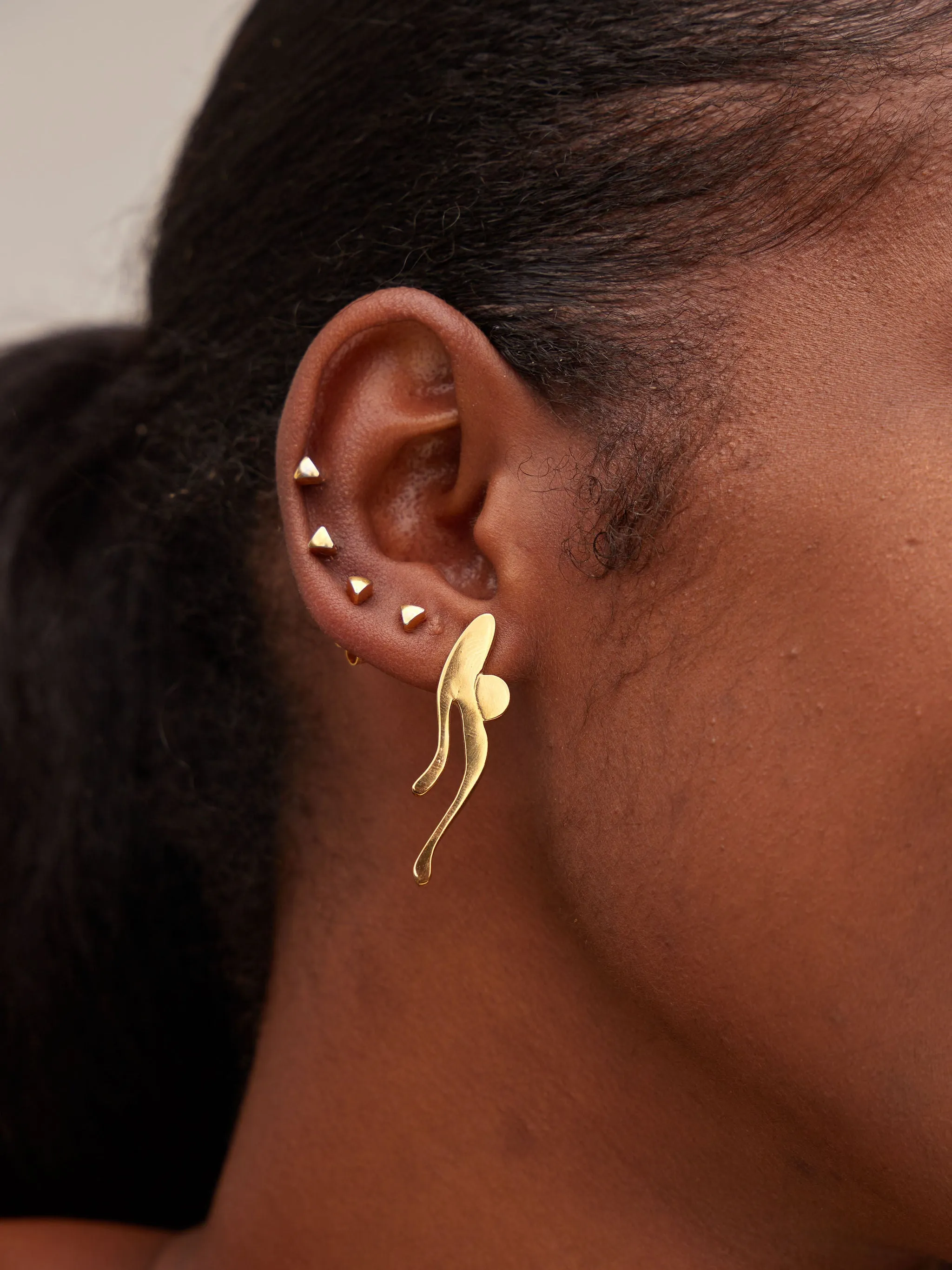 Anga Horizon Drop Earring