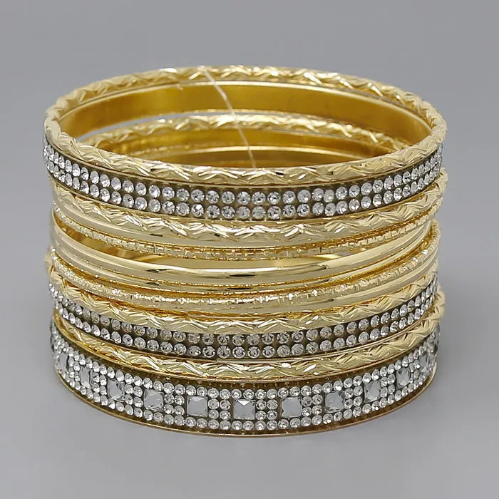 Assorted Bangle Bracelet Set