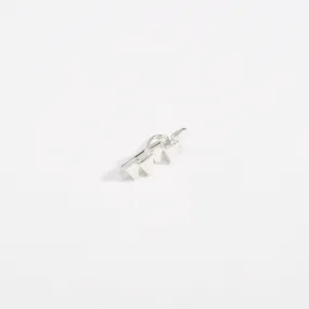 Aztec Ear Cuff (single), Silver