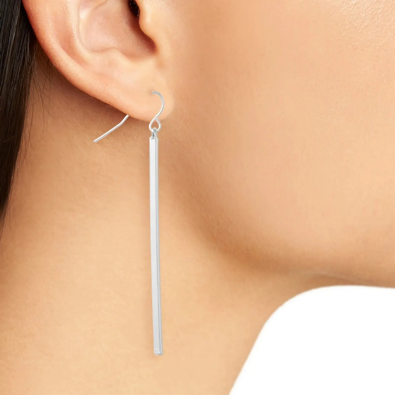 Bar drop earrings