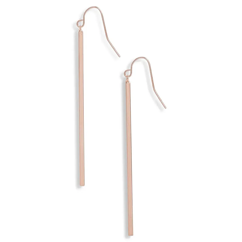 Bar drop earrings