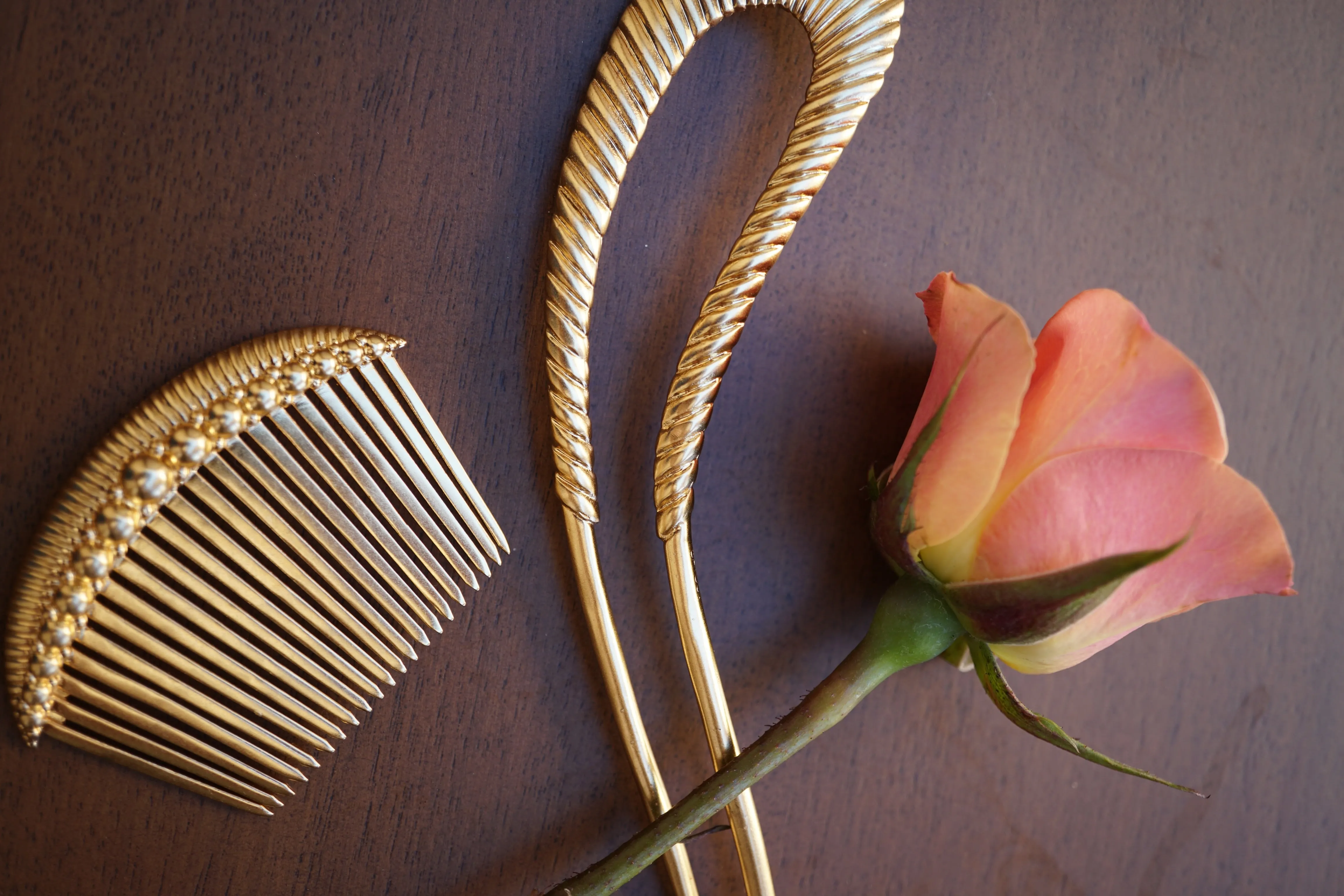 Beaded Hair Comb