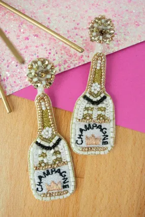 Bedazzled earrings