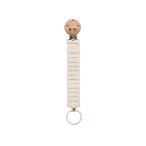 BIBS Knitted Pacifier Clip - Ivory