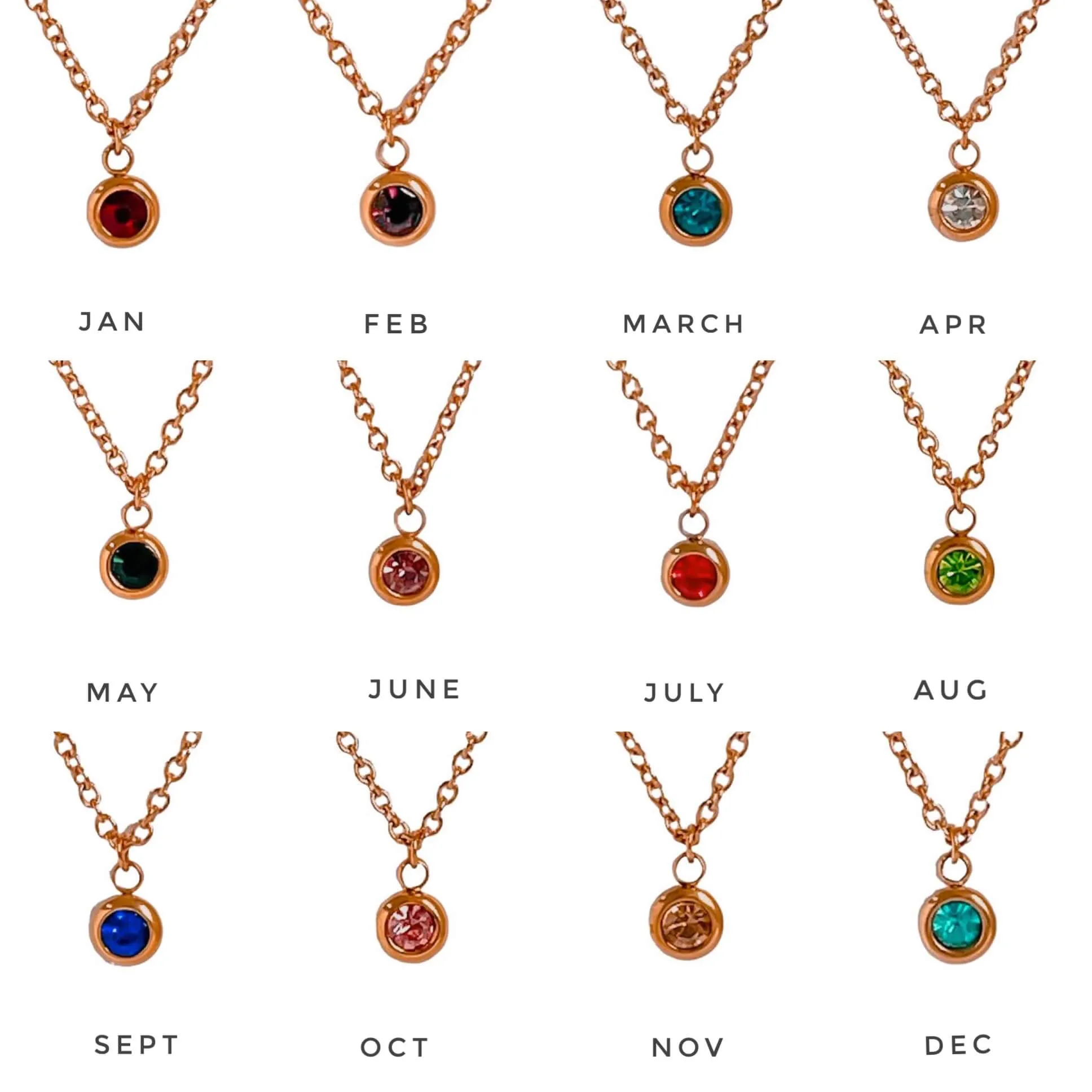 Birthstone Necklace