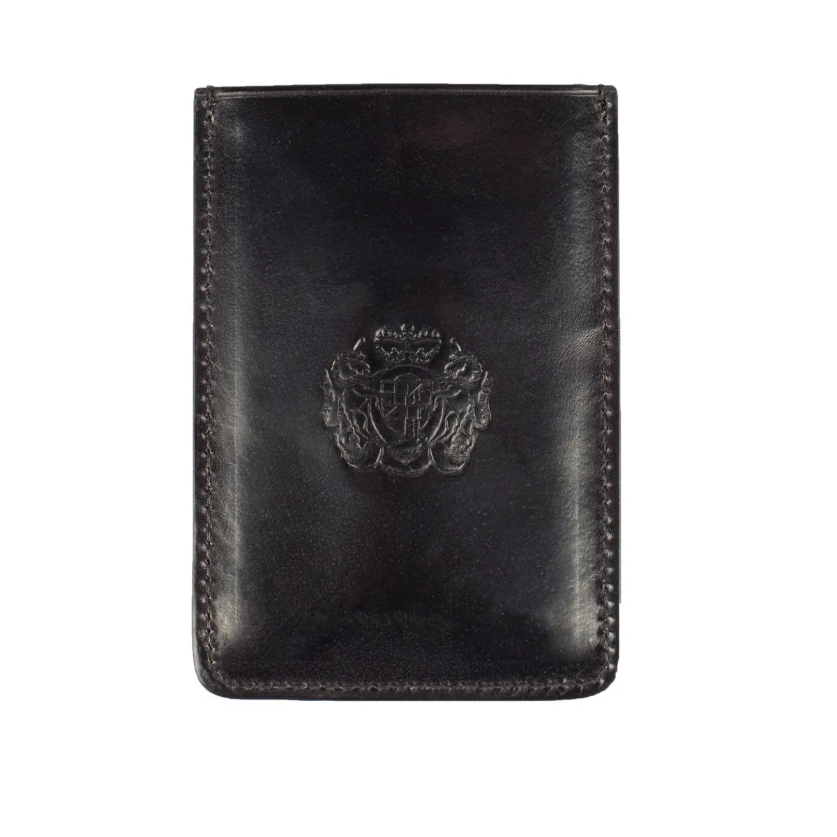 Black Card Holder with Clip