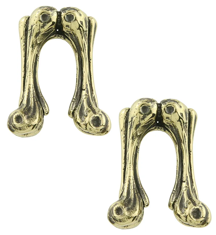 Bone Joint Brass Ear Weights