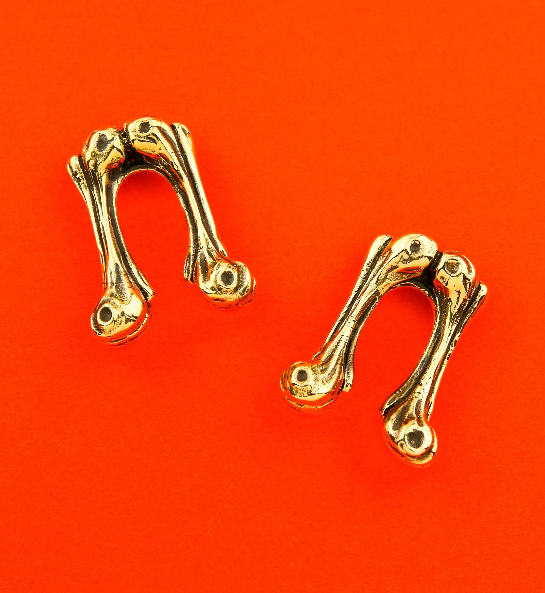 Bone Joint Brass Ear Weights