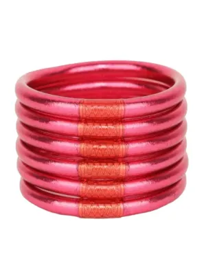 BuDhaGirl Pink All Weather Bangles (AWB) - Small