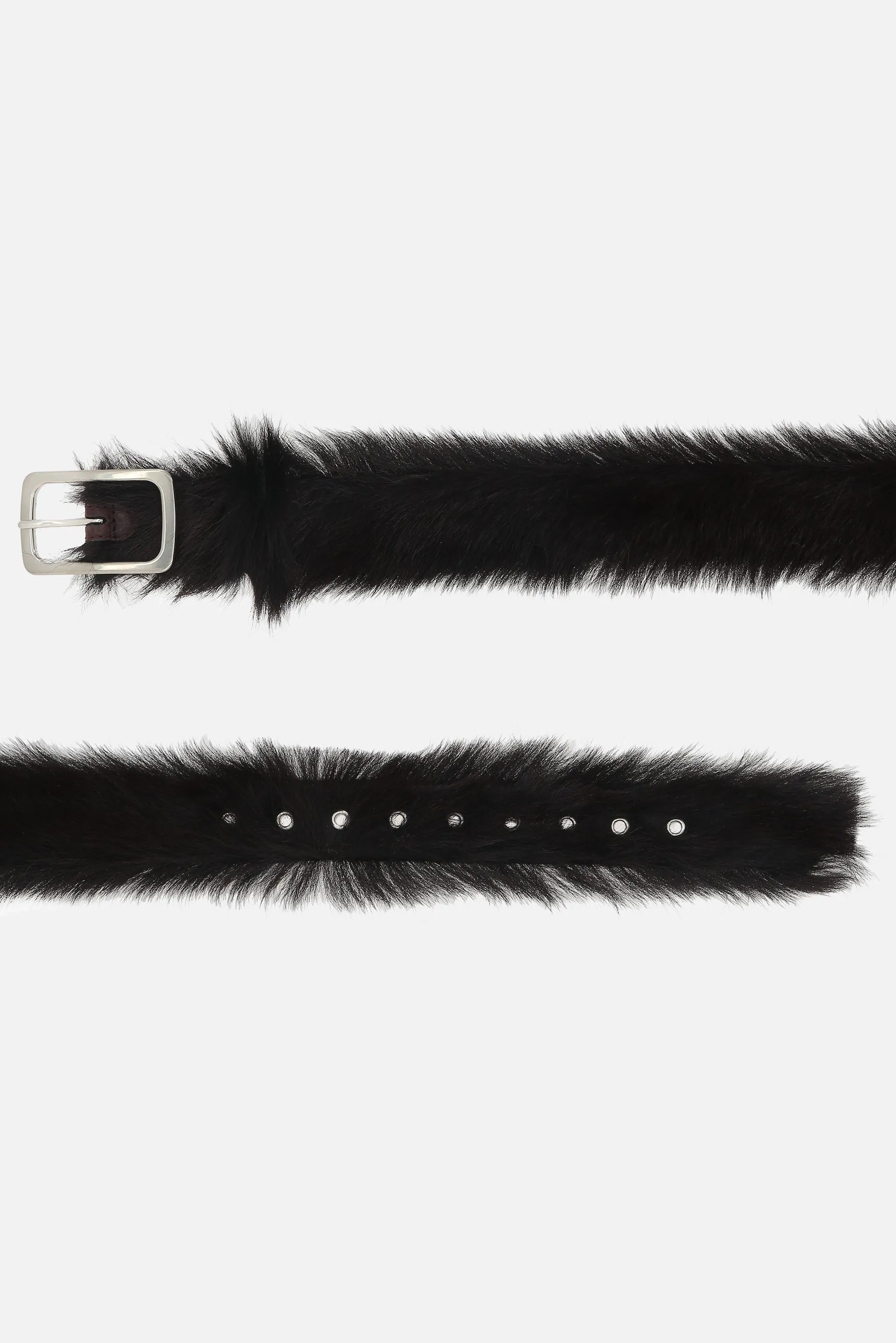 calf hair belt