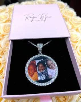 Circle Photo Pendant