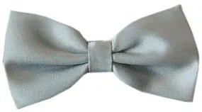 CLEARANCE - Silver Grey Bow Tie