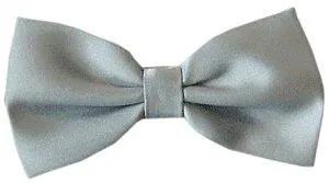 CLEARANCE - Silver Grey Bow Tie