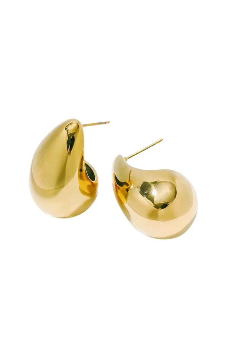 DELPHI TEAR DROP EARRING-GOLD