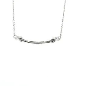 Diamond Bar Necklace