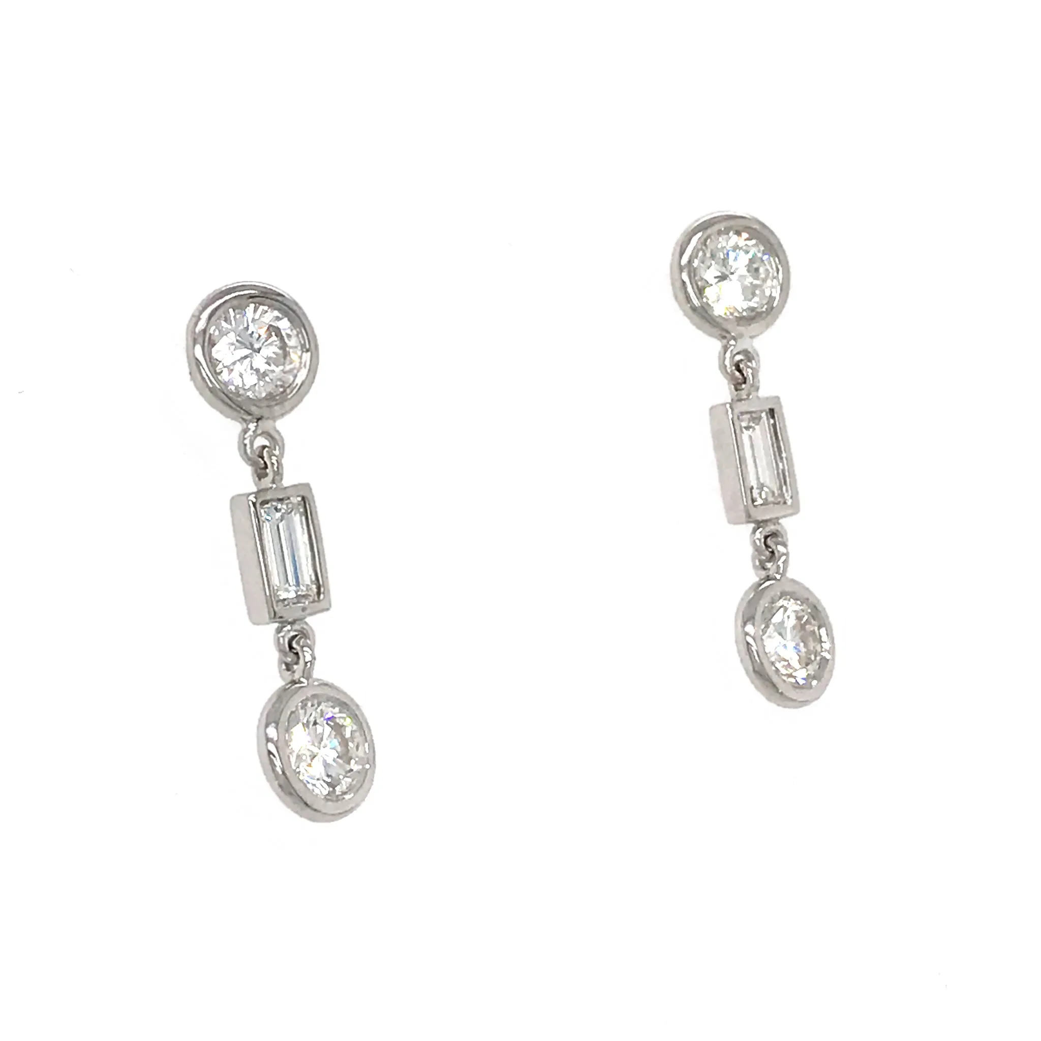 Diamond Drop Earrings