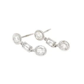 Diamond Drop Earrings