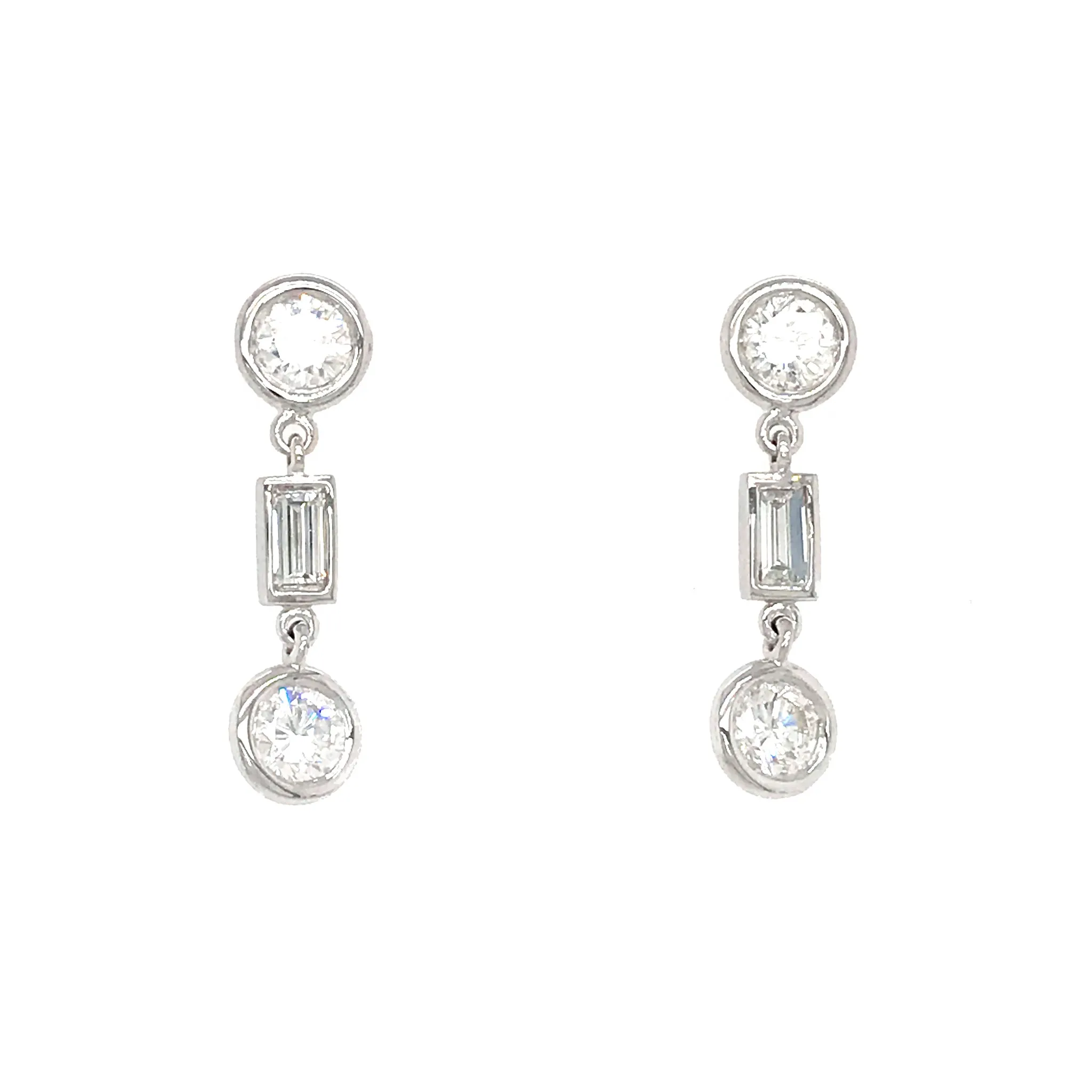 Diamond Drop Earrings