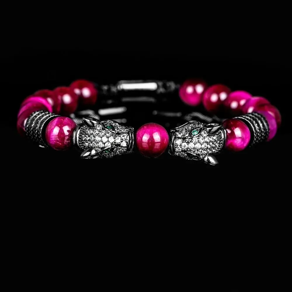 Double Leopard Head Bracelets