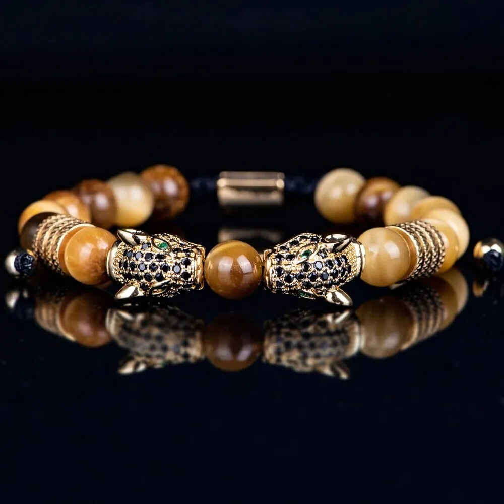 Double Leopard Head Bracelets