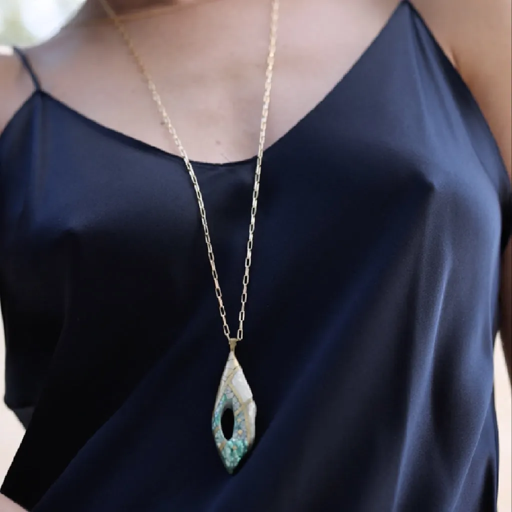 Eska Drop Pendant Necklace