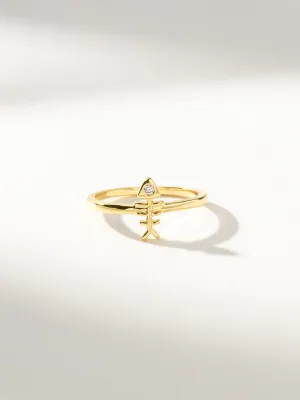 Fish Bone Ring