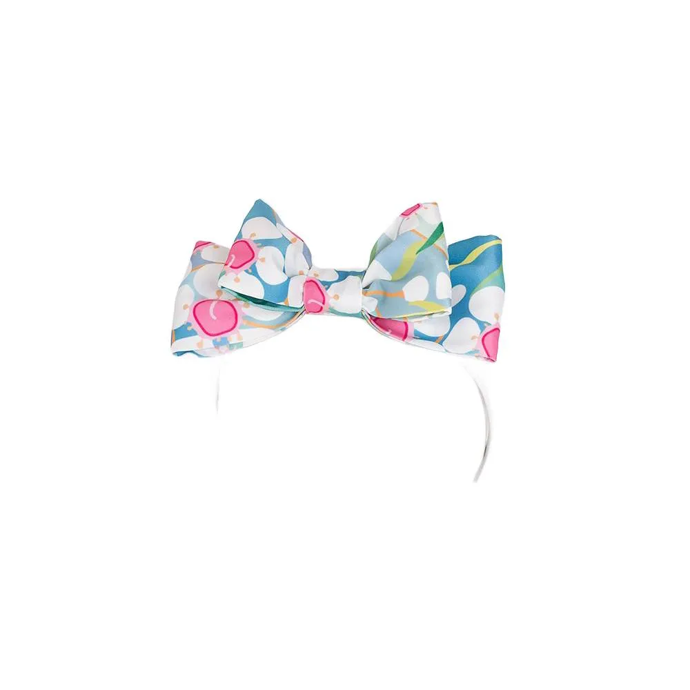 Floral Bow Headband