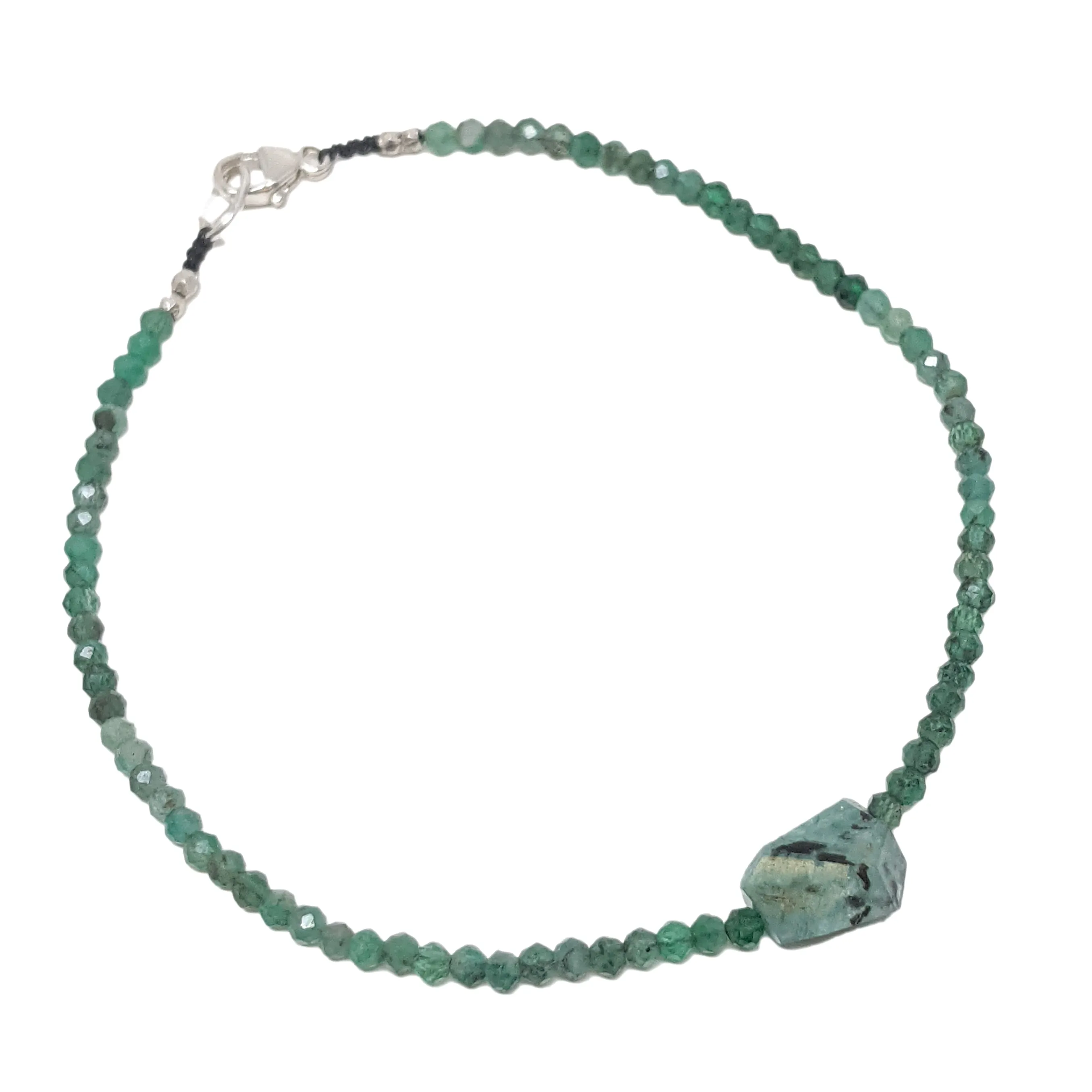 Gemstone Bracelets in Silver by Margaret Solow