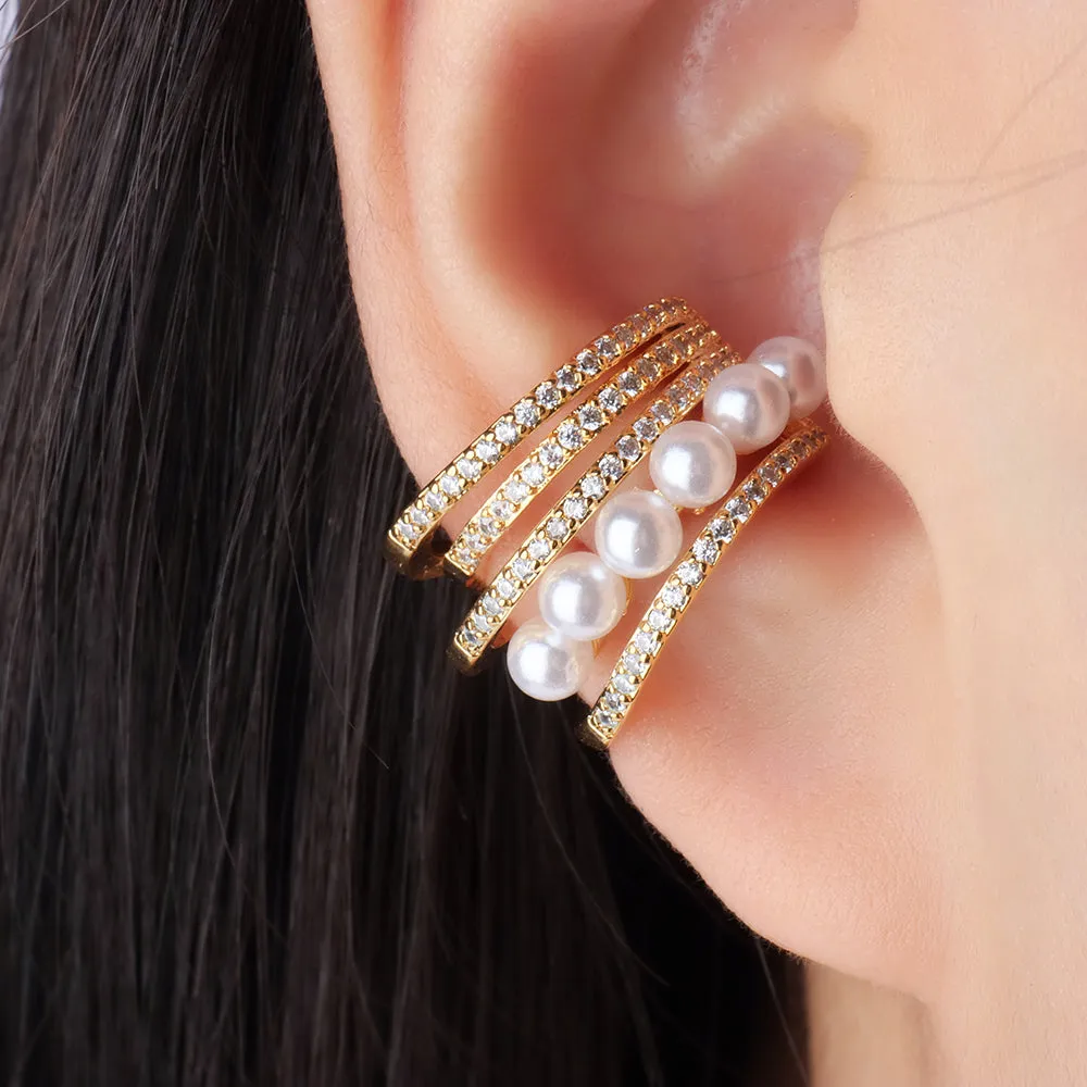 Glam Pearl Ear Cuff