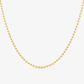 Gold Bead Necklace