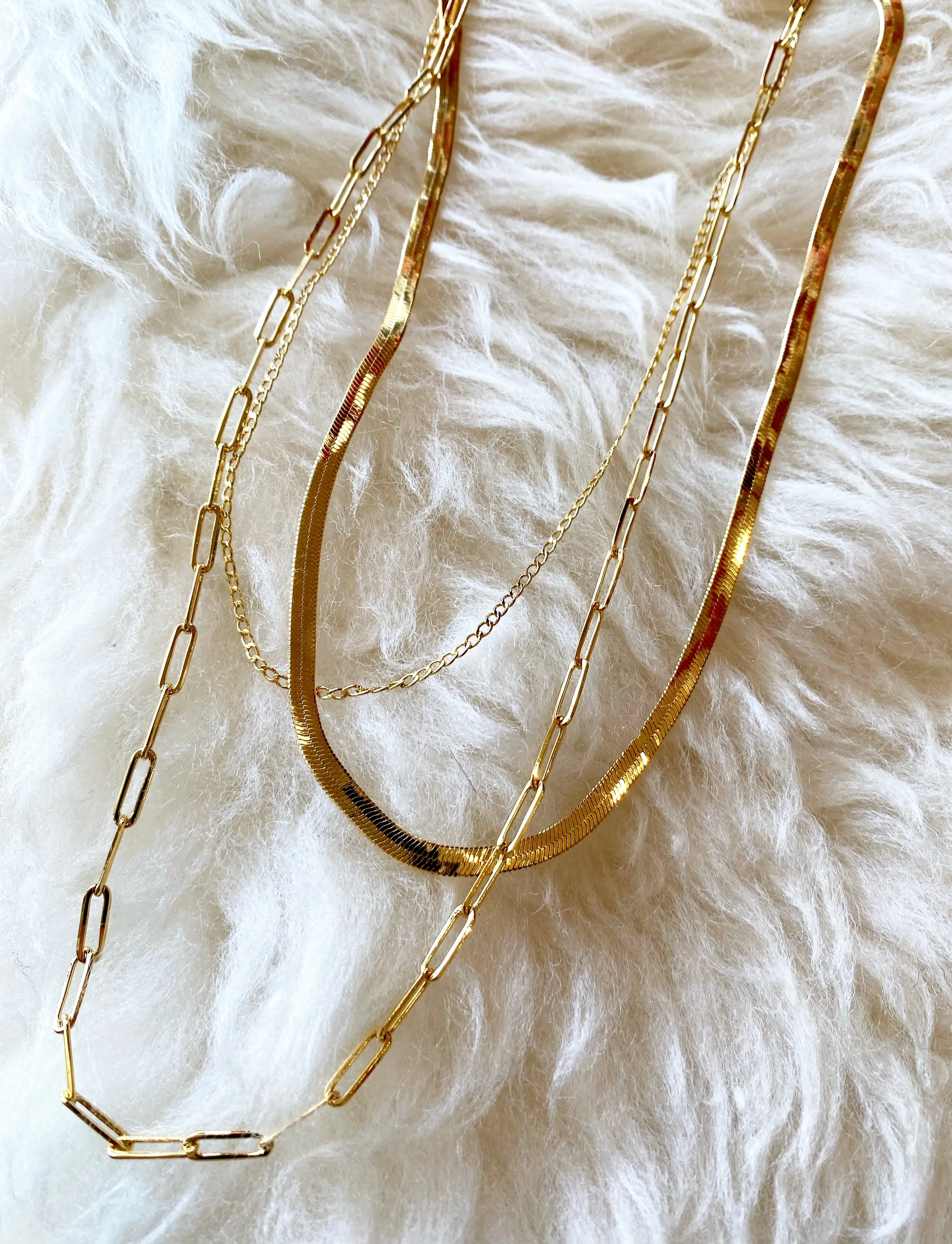 Gold Threeway Necklace