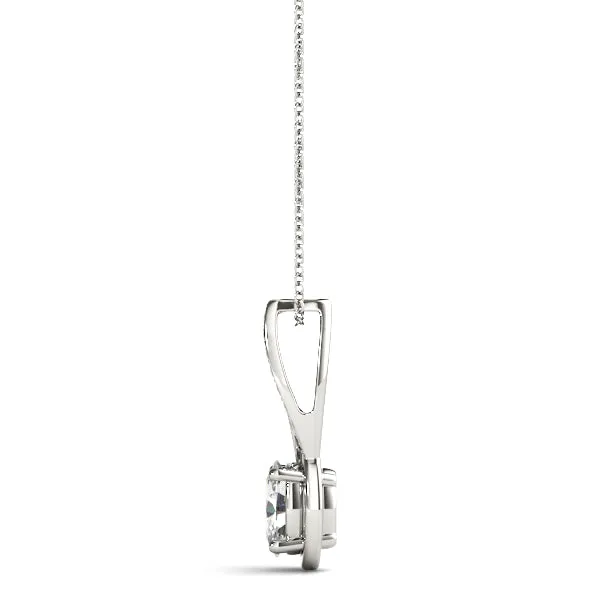 Halo Diamond Pendant