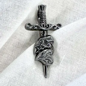 Heart Dagger Pendant