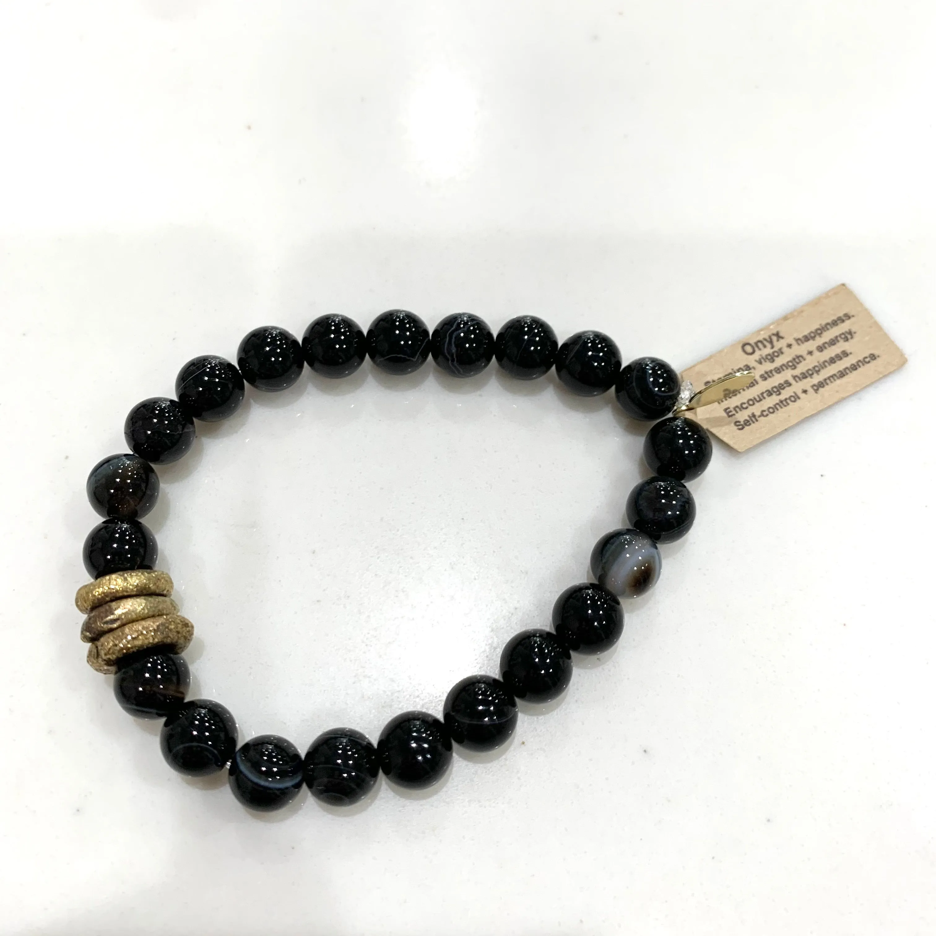 Infinite Warrior Bracelets 8mm or 10mm (Choose your stone)