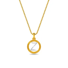 Initial Z Pendant