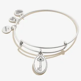 Key to Wisdom Charm Bangle