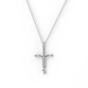 Silver Laminin Pendant Necklace