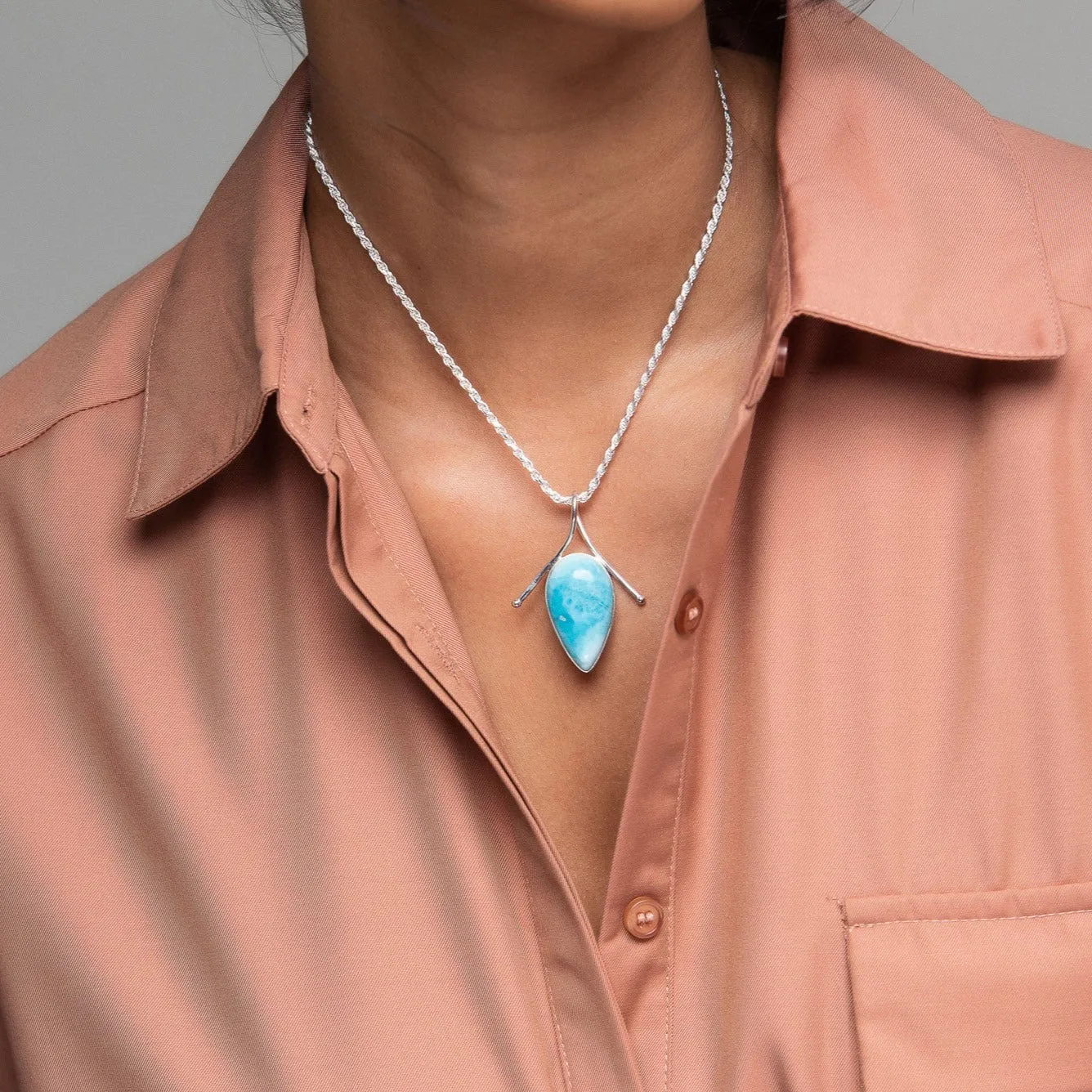 Larimar Pendant Ella