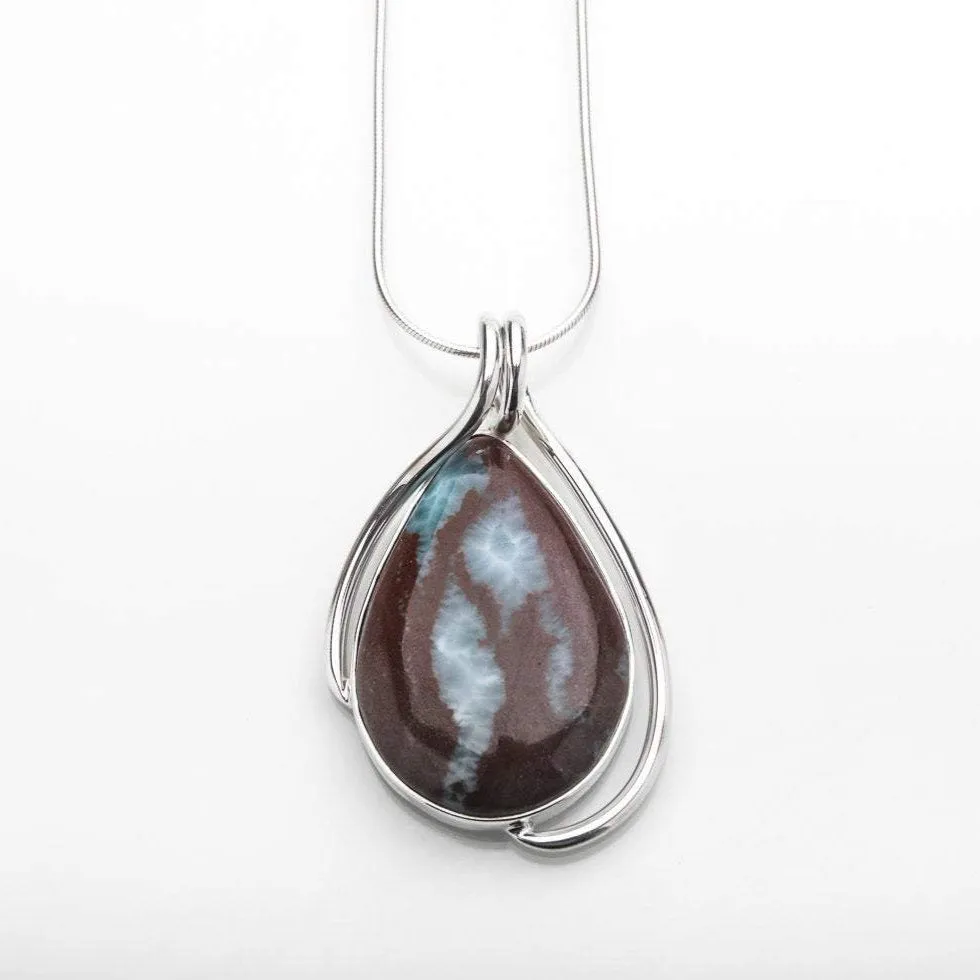 Larimar Specimen Pendant Vesuvius