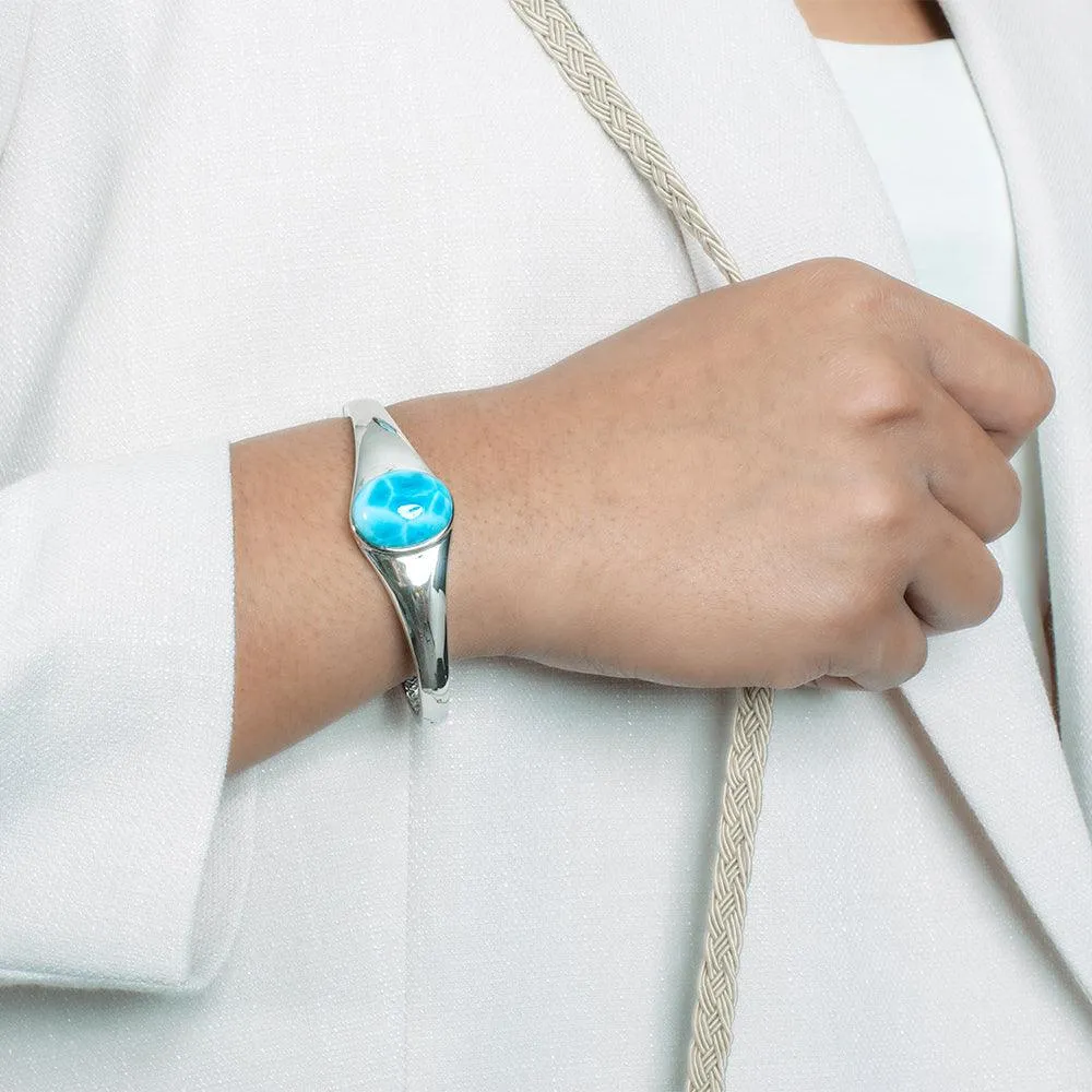 Larimar World's Ocean Bangle