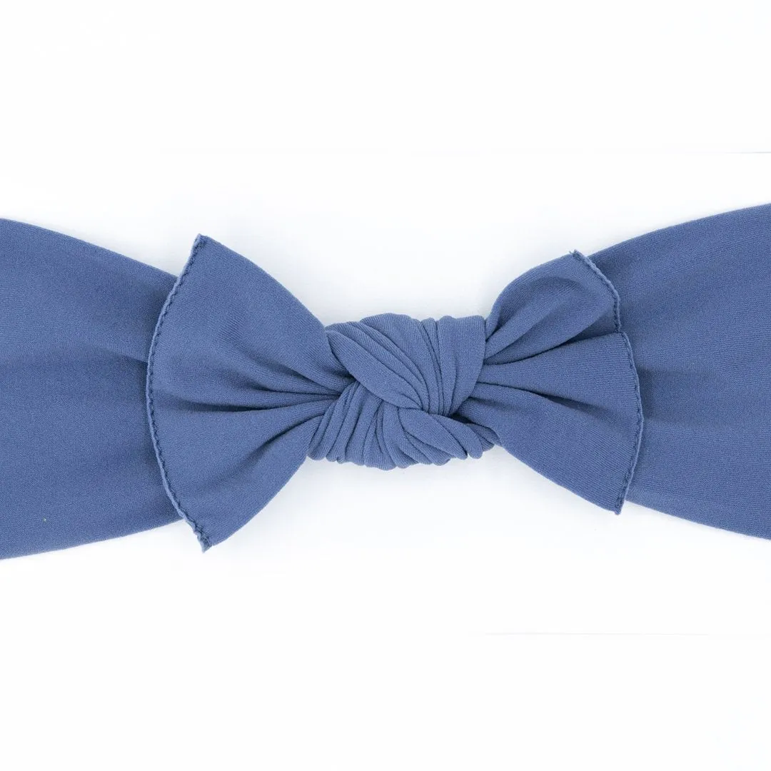 Little Bow Pip - Midnight Blue Pippa Bow