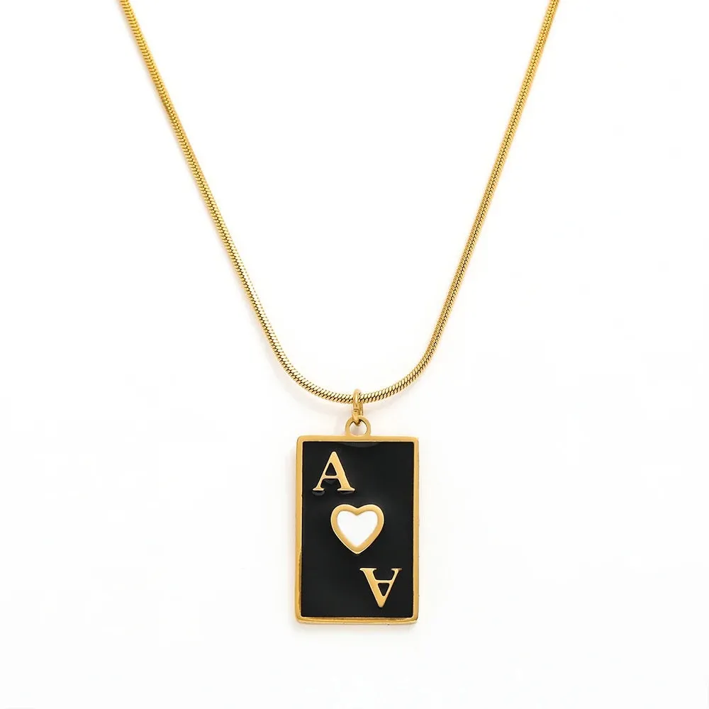 Love Card Necklace