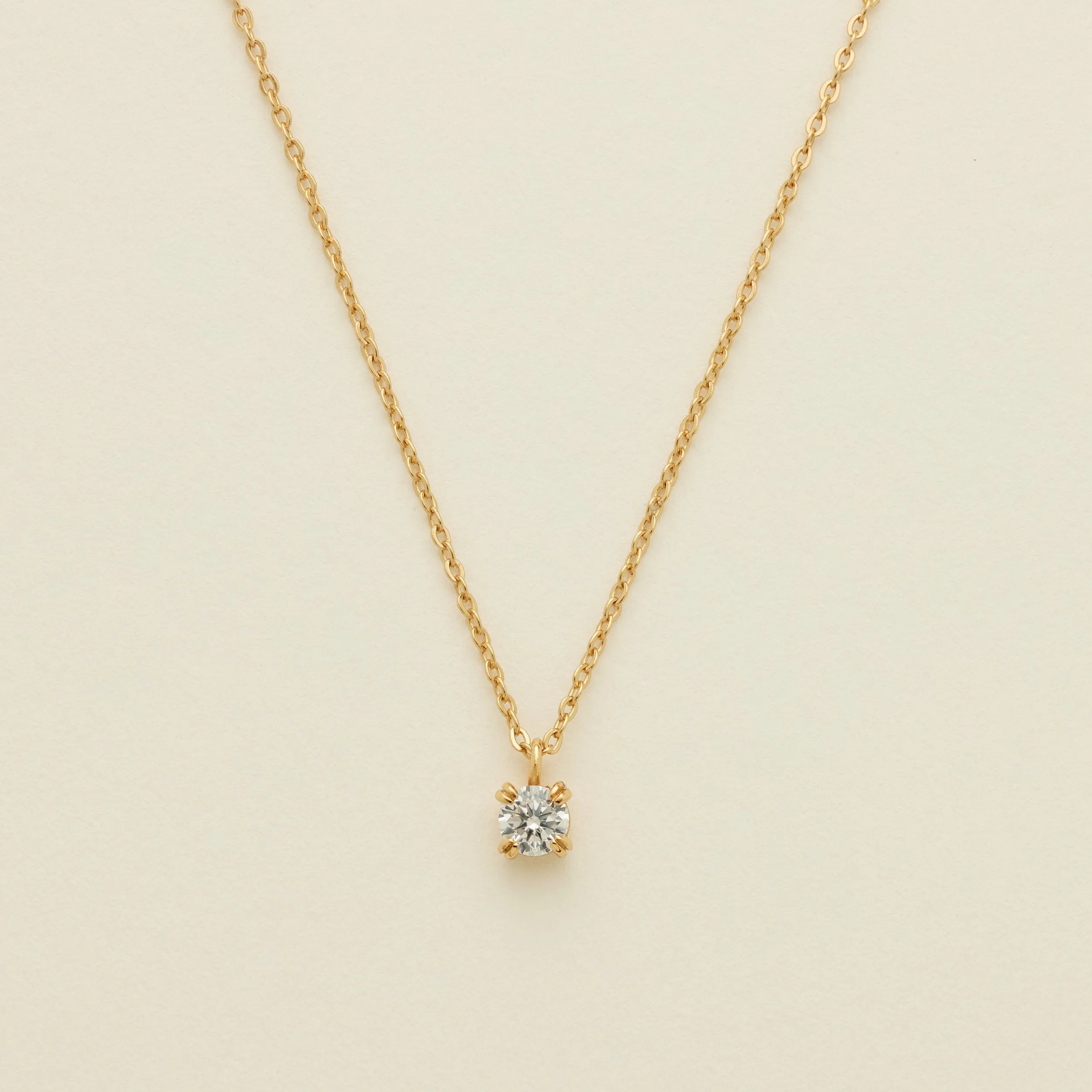 Luxe Solitaire Necklace