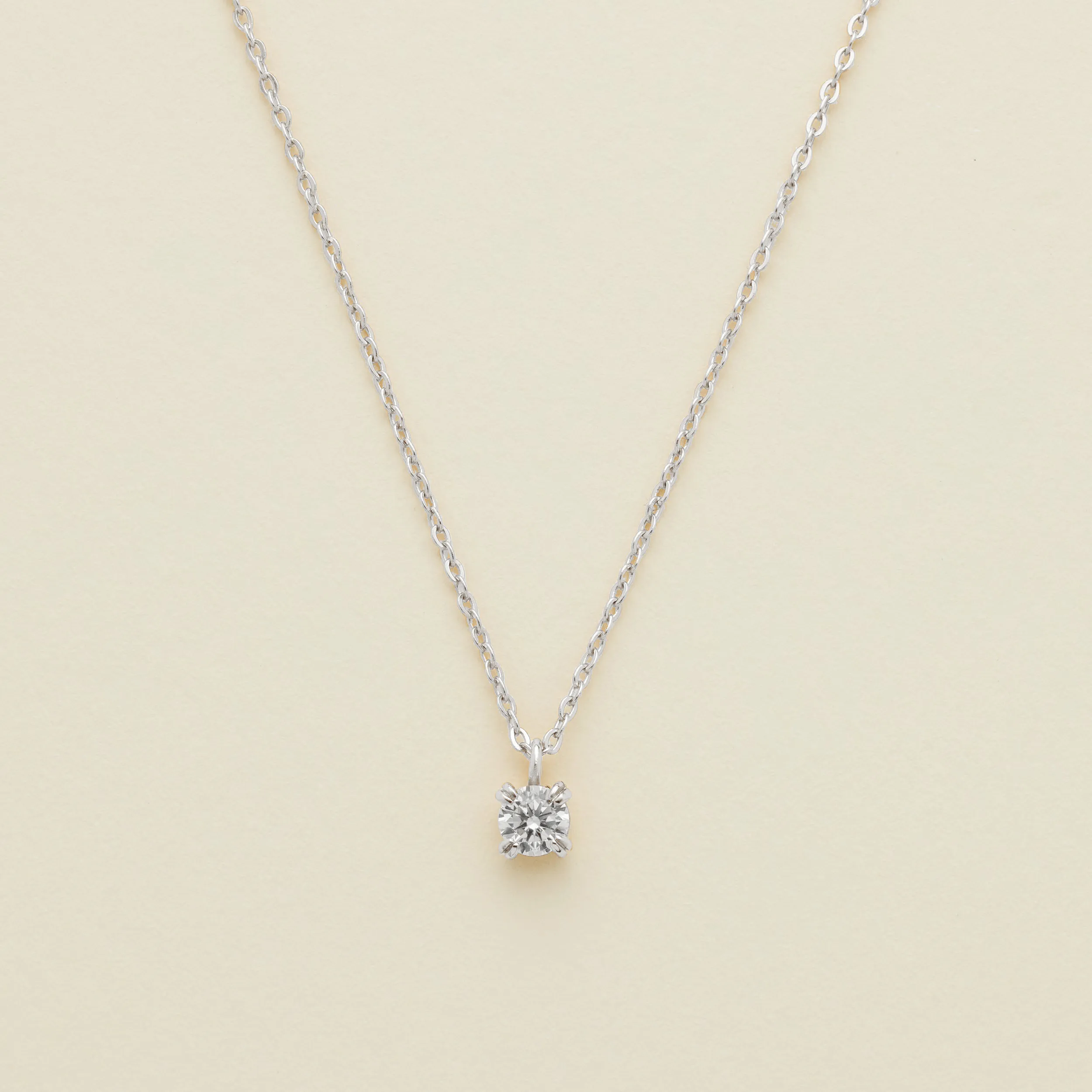 Luxe Solitaire Necklace