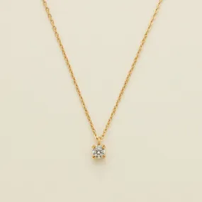 Luxe Solitaire Necklace